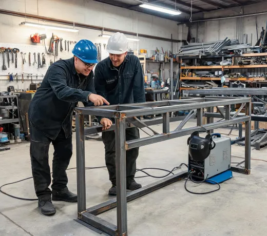 Fabrication shop support visit