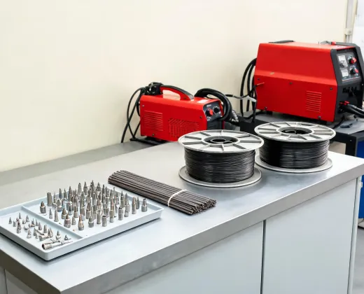 Parts counter with welding consumables