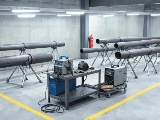 Energy pipe maintenance welding